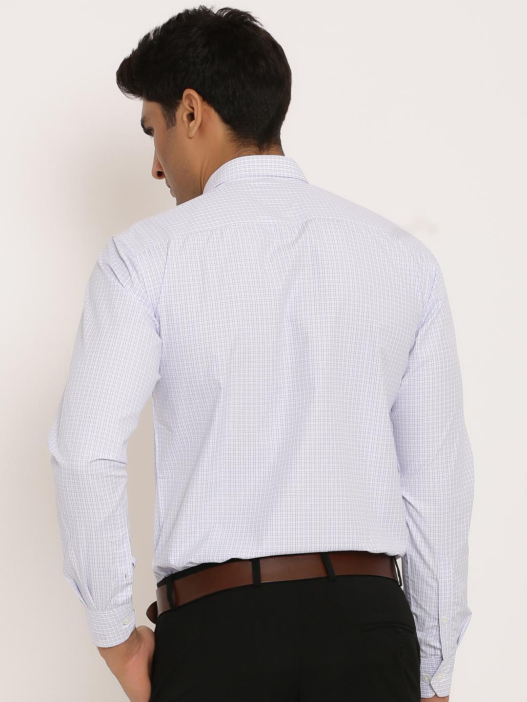 Blue and White Checks Shirt - Image 4