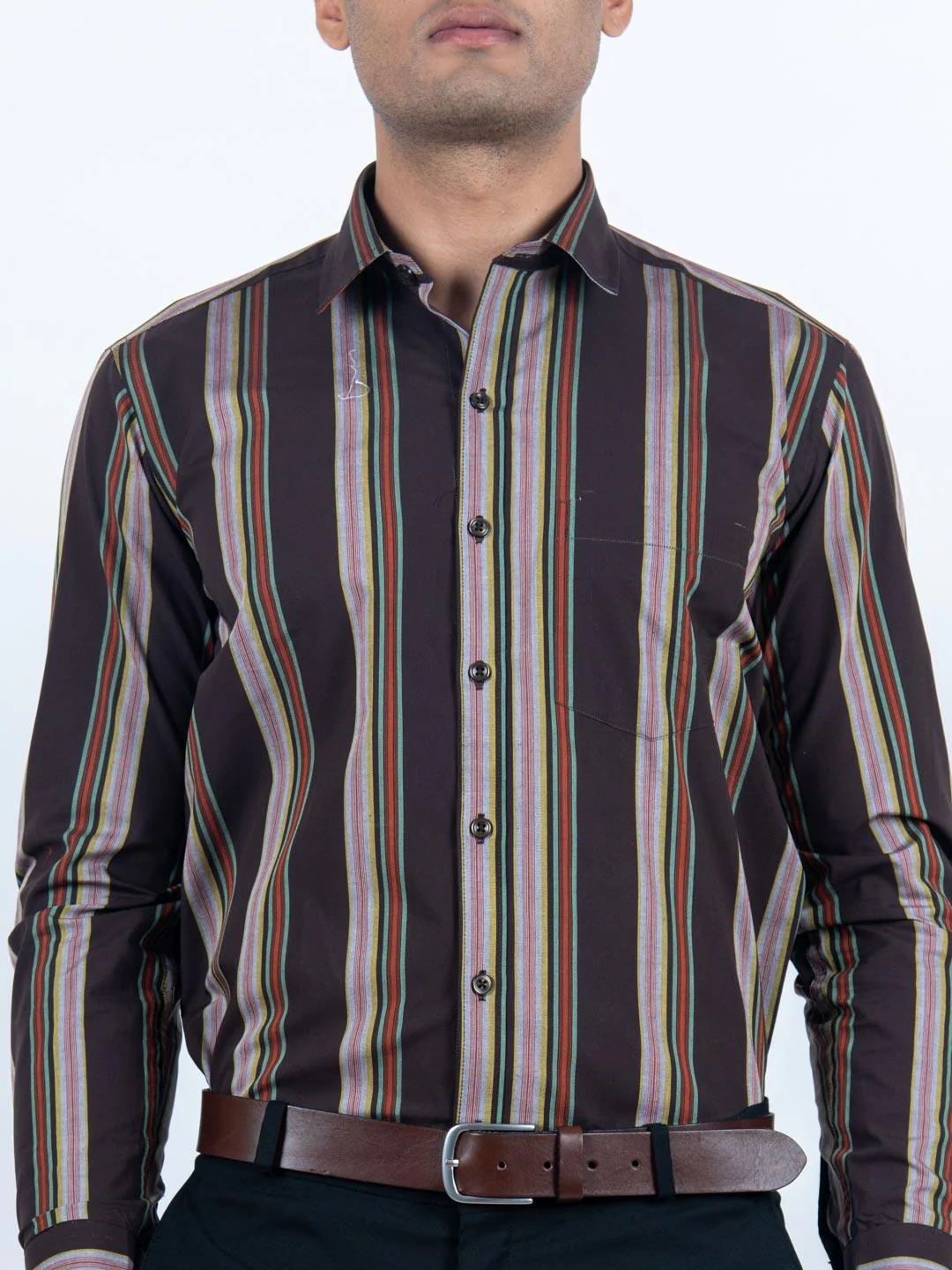 Charlie Stripes Cotton Shirt - Image 4