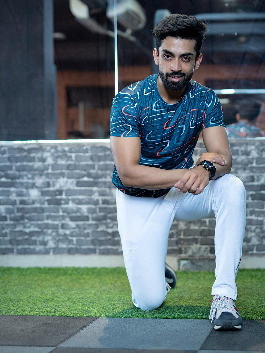 Mens Gym Active Wear T-Shirt - Image 5