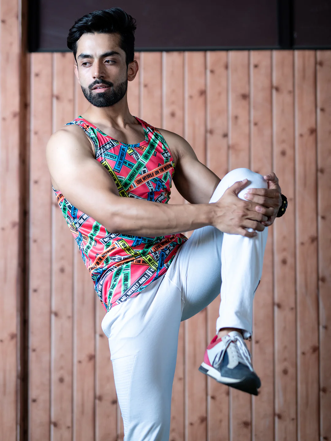 Mens Gym Tanktop Sleeveless Sports Vest - Image 4